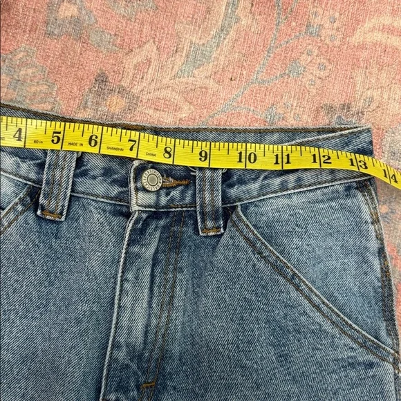 John Galt Light Wash Indigo Carpenter Dad Jeans Size Small - Picture 6 of 8